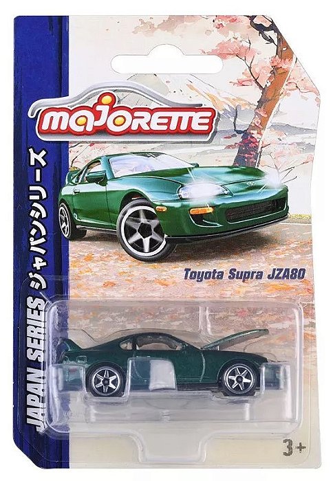 Miniatura Toyota Supra JZA80 1:64 Majorette Japan Series
