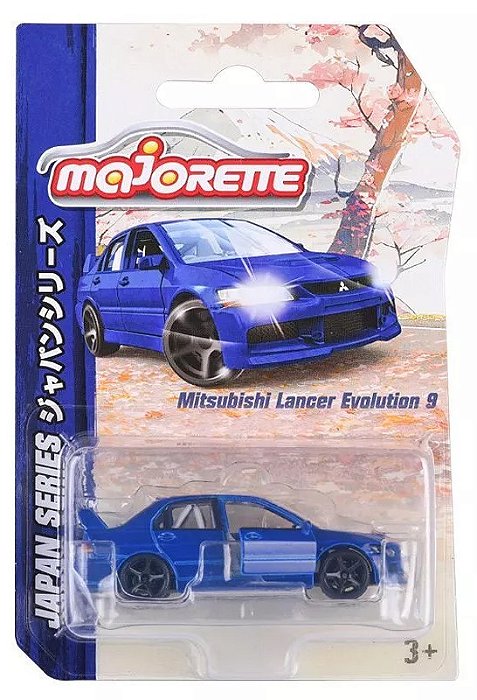 Miniatura Mitsubishi Lancer Evolution 9 1:64 Majorette Japan Series
