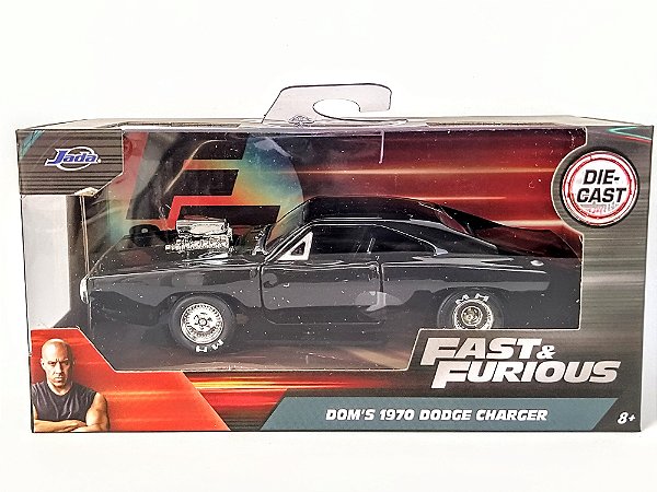 Miniatura 1970 Dodge Charger R/T do Toretto Velozes e Furiosos 1:32 Jada Toys