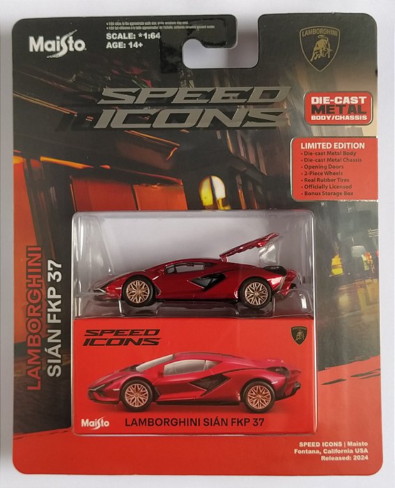 Miniatura Lamborghini Sian FKP 37 Maisto Speed Icons