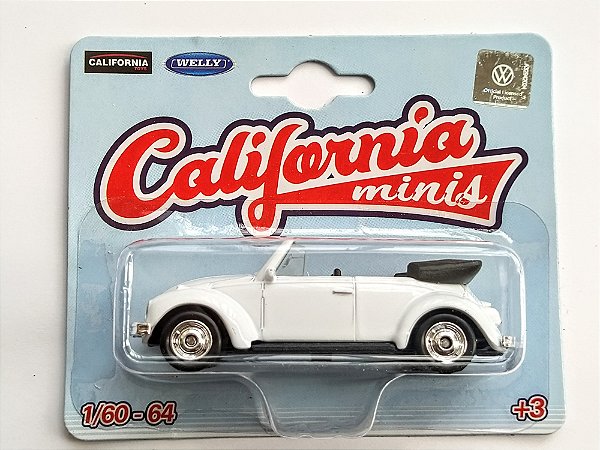 Miniatura Fusca Conversível California Minis