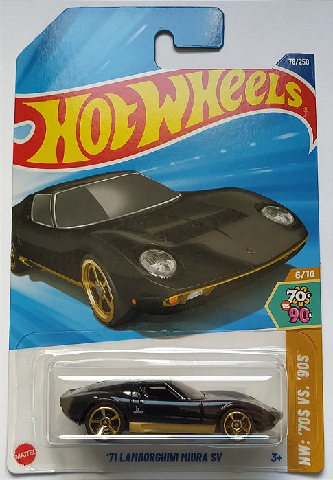 Hot Wheels 71 LAMBORGHINI MIURA SV Lote J 2025