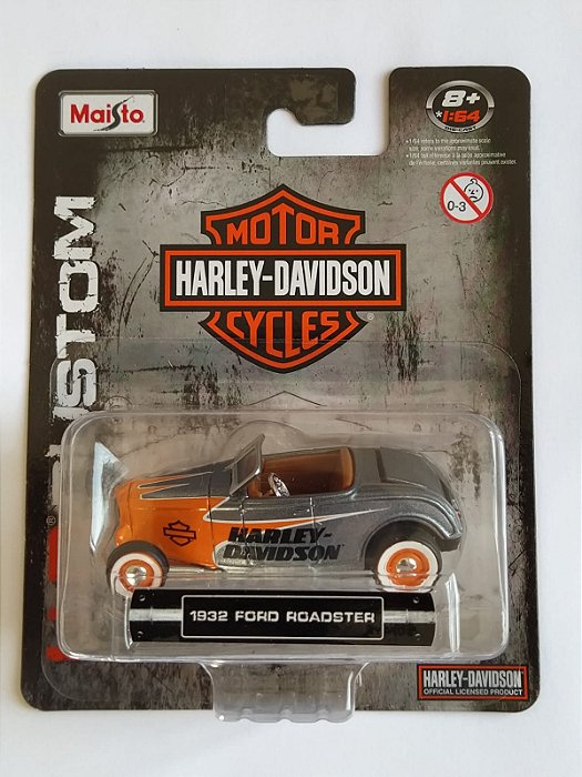 Miniatura 1932 Ford Roadster Maisto Harley Davidson