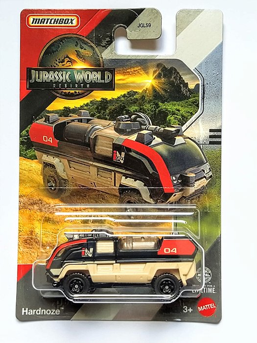 Miniatura HARDNOZE Jurassic World Rebirth Matchbox