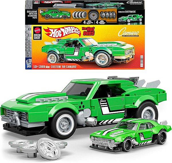 Hot Wheels Custom 68 Camaro Mattel Brick Shop