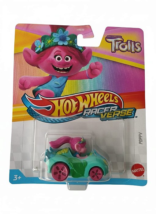 Miniatura Poppy Trolls Racer Verse Hot Wheels
