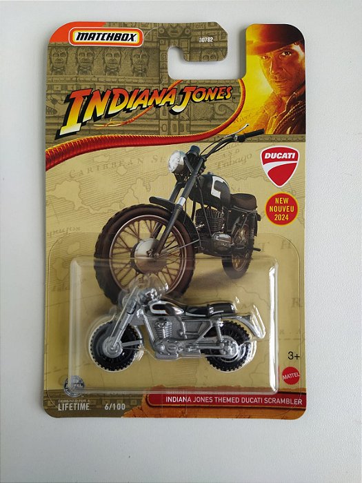 Miniatura INDIANA JONES THEMED DUCATI SCRAMBLER Matchbox