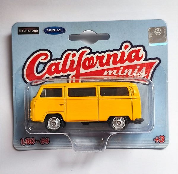 Miniatura KOMBI T2 AMARELA California Minis