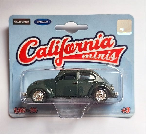 Miniatura FUSCA VERDE California Minis