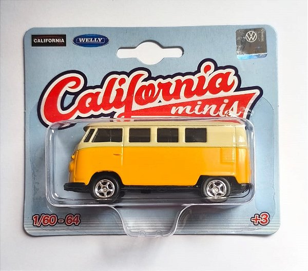 Miniatura KOMBI T1 AMARELA California Minis