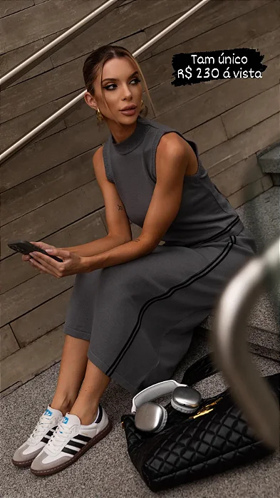 Conjunto de Tricô Modal