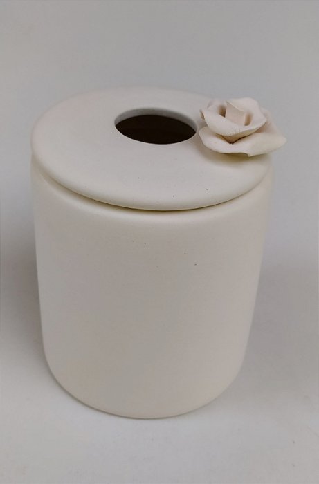VASO DE CERÂMICA PORTA VARETAS