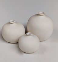 VASO BOLINHA CERÂMICA MÉDIO