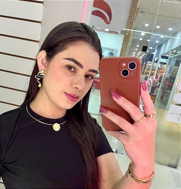 Brinco Tendência Dourado