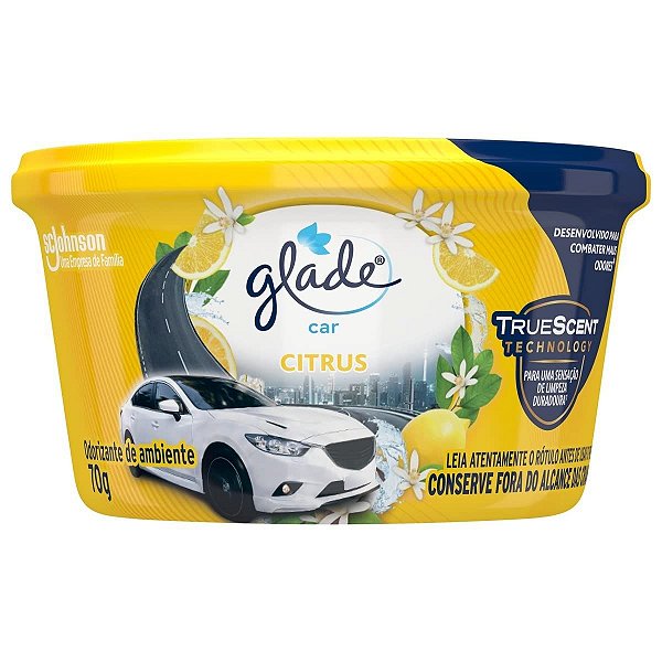 Aromatizante Glade Car Citrus Gel 70gr