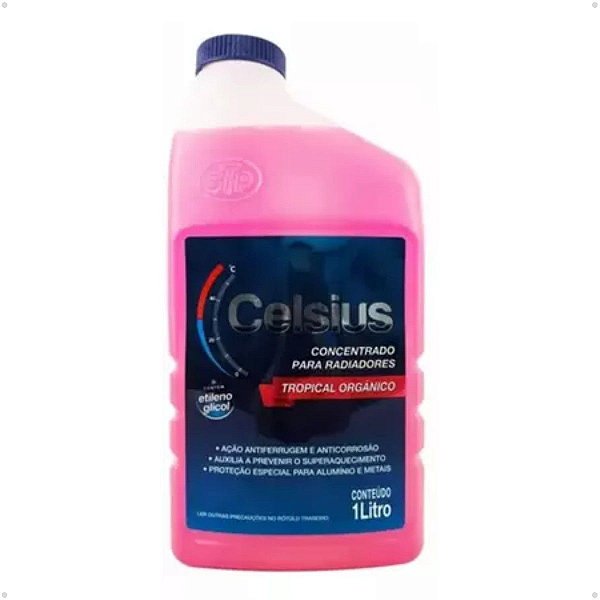 Aditivo Radiador Rosa Concentrado 1LT CELSIUS