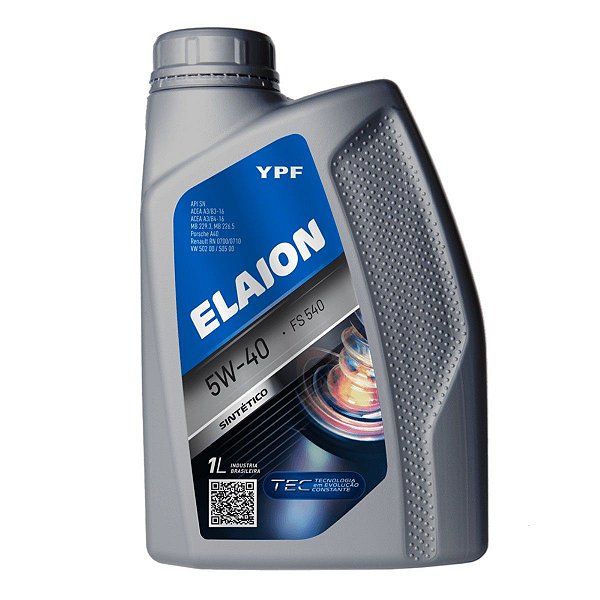 Óleo 5W40 SN (Sintético) 1LT ELAION