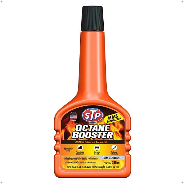 Aditivo Para Gasolina 200ML STP Octante Booster - STP-2090BR