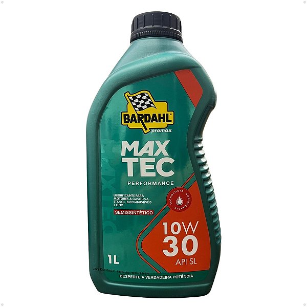 Óleo 10W30 SL (Semissintético) BARDAHL MAXTEC