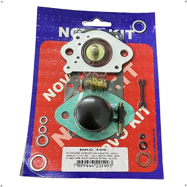 Kit De Carburador Completo Solex 32 PDSI Novo Kit - NKC 109