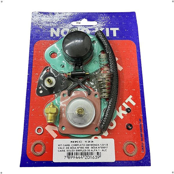 Kit De Carburador Completo Solex Alfa 1 Novo Kit - NKC 123