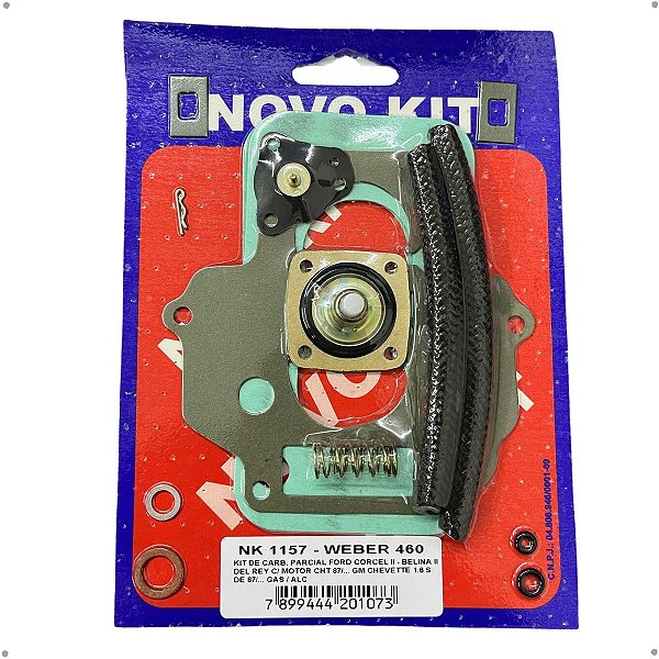 Kit De Carburador Parcial Weber 460 CHT Novo Kit - NK 1157