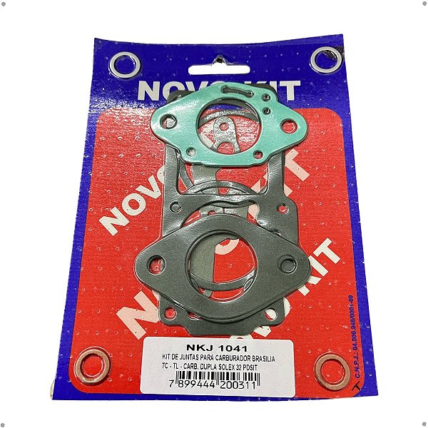 Jogo De Juntas Para Carburador Duplo Novo Kit - NKJ 1041