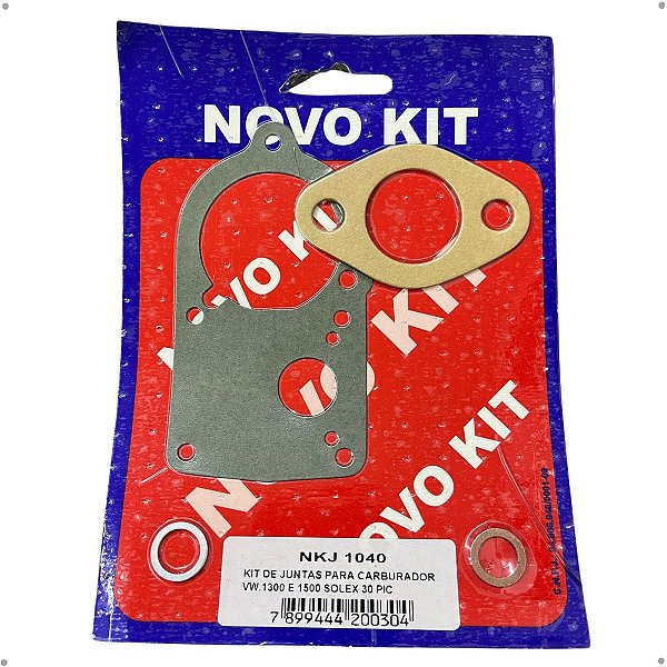 Jogo De Juntas Para Carburador Simples Novo Kit - NKJ 1040