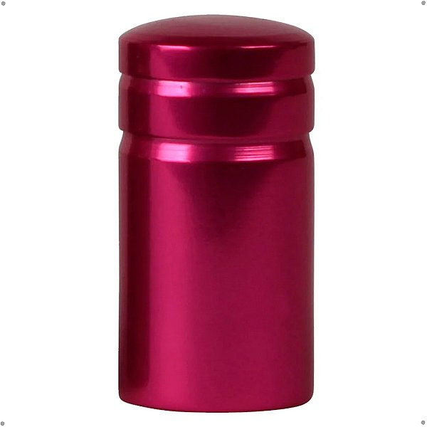 Pino De Pneu De Alumínio Redondo Rosa (4 Peças) P2 - TVG13R