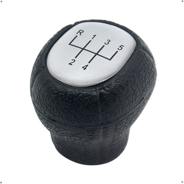 Bola De Câmbio Preta C/Resina Prata NAT - 400505