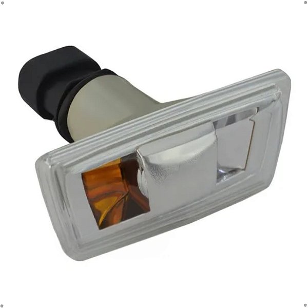 Lanterna Lateral Cristal C/Copo Âmbar C/Soquete Esquerda DSC - 6501 E S