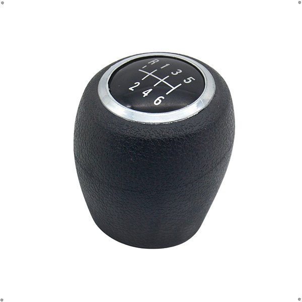 Bola De Câmbio Preta C/Cromado NAT - 400541
