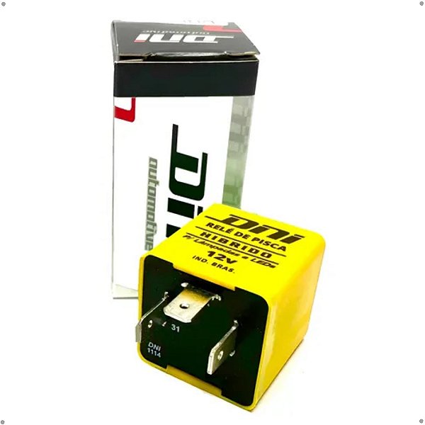 Relé De Pisca P/Led 3T 120W 12V DNI - DNI-1114