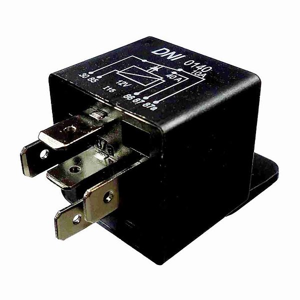 Relé Auxiliar 5T C/Suporte DNI - DNI-0140