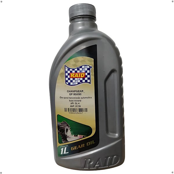 Óleo De Câmbio 80W90 Mineral 1LT Raid