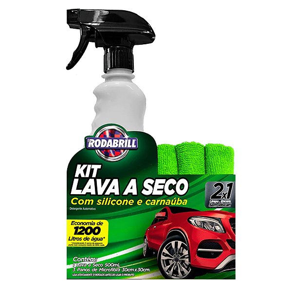 Kit De Lavagem A Seco (4 Peças) Rodabrill