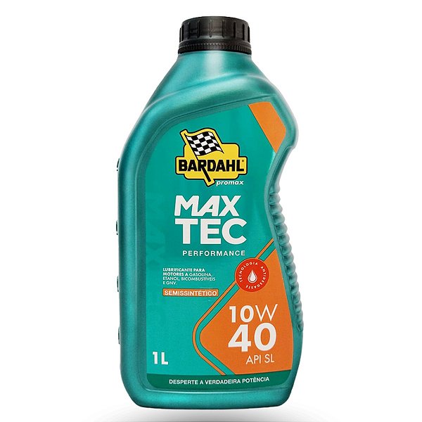 Óleo 10W40 (Semissintético) SL 1LT Bardahl Maxtec