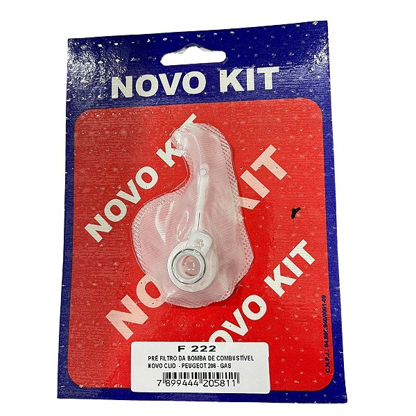 Pré Filtro Combustível Novo Kit - F222
