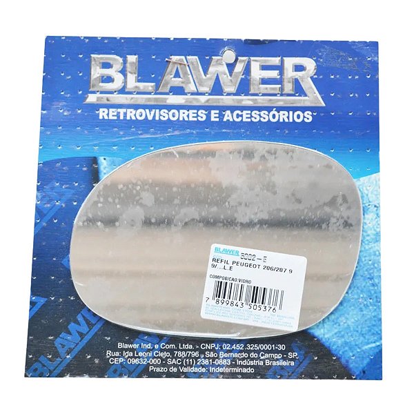 Espelho Lado Esquerdo (Refil) BLAWER - 5002-E