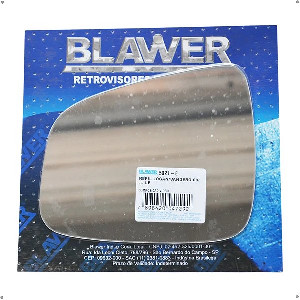 Espelho Lado Esquerdo (Refil) BLAWER - 5021-E
