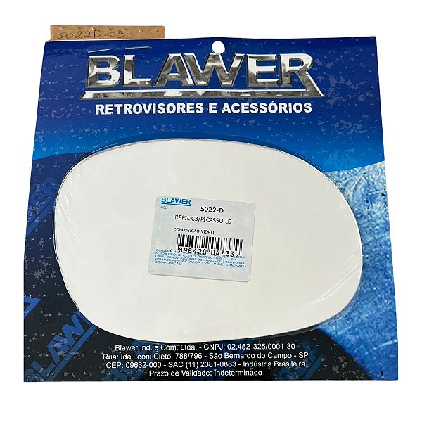 Espelho Lado Direito (Refil) BLAWER - 5022-D