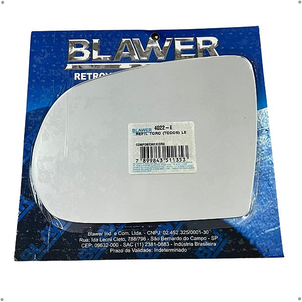 Espelho Lado Esquerdo (Refil) BLAWER - 4022-E
