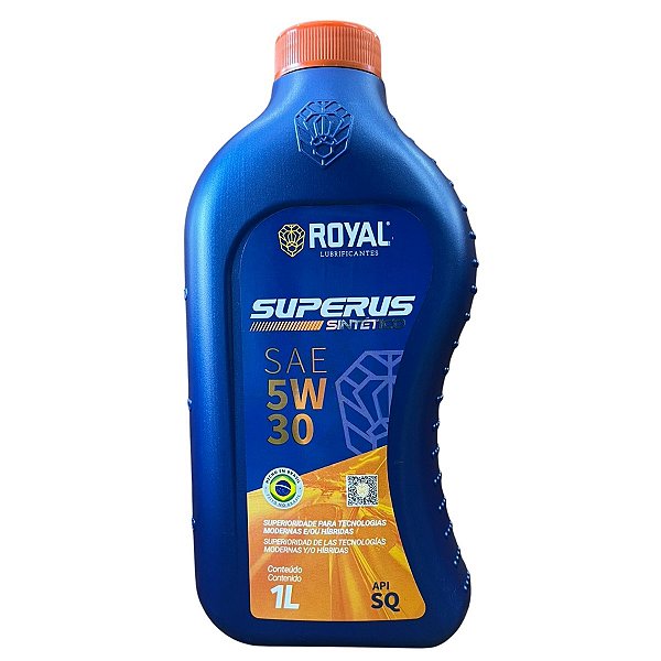 Óleo 5W30 SQ (Sintético) 1LT - ROYAL