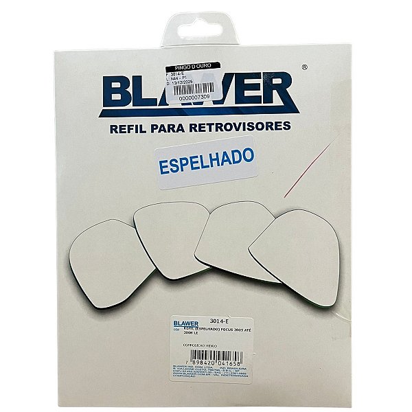 Espelho Lado Esquerdo (Refil) BLAWER - 3014-E