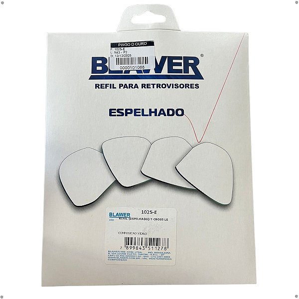 Espelho Lado Esquerdo (Refil) BLAWER - 1025-E