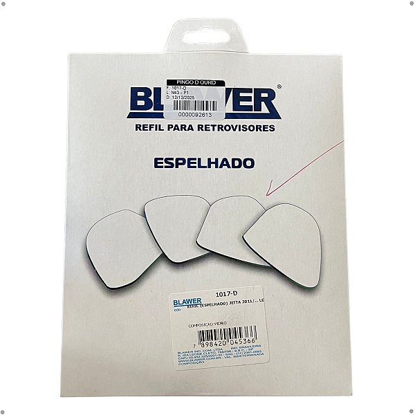 Espelho Lado Direito (Refil) BLAWER - 1017-D
