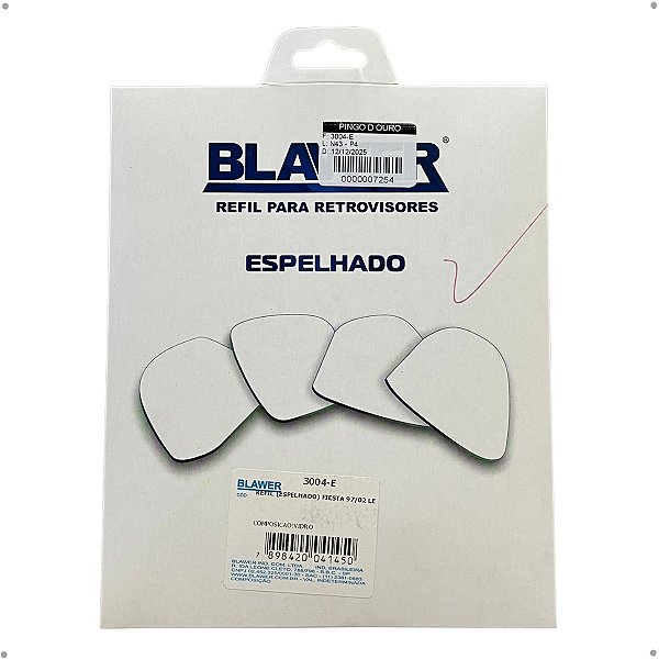 Espelho Lado Esquerdo (Refil) BLAWER - 3004-E