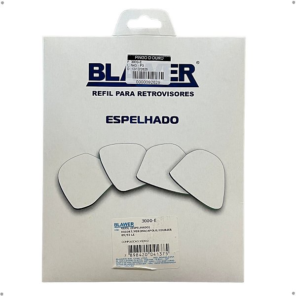 Espelho Lado Esquerdo (Refil) BLAWER - 3000-E