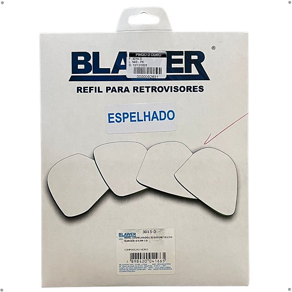 Espelho Lado Direito (Refil) BLAWER - 3015-D