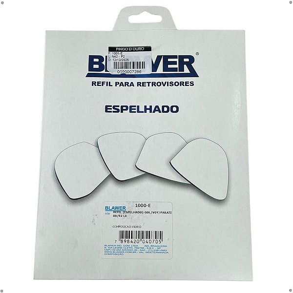 Espelho Lado Esquerdo (Refil) BLAWER - 1000-E